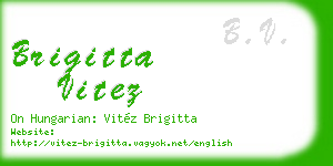 brigitta vitez business card