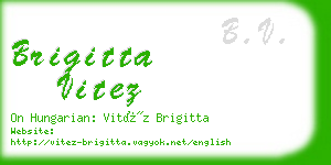 brigitta vitez business card